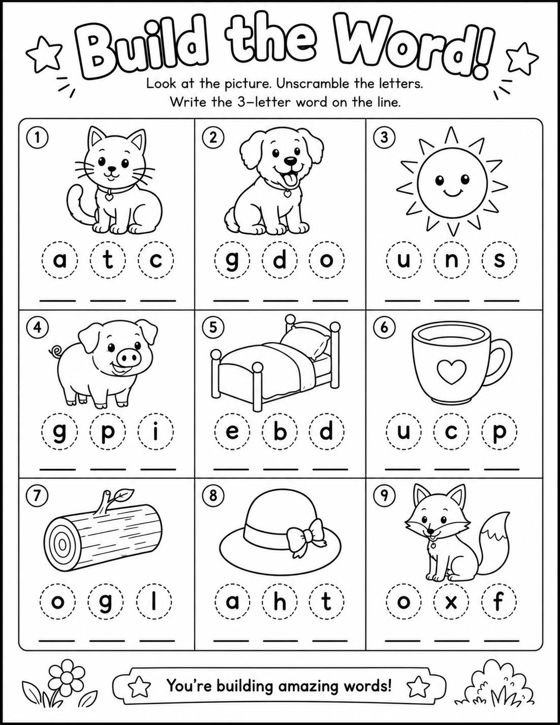 Preview of Build the Word