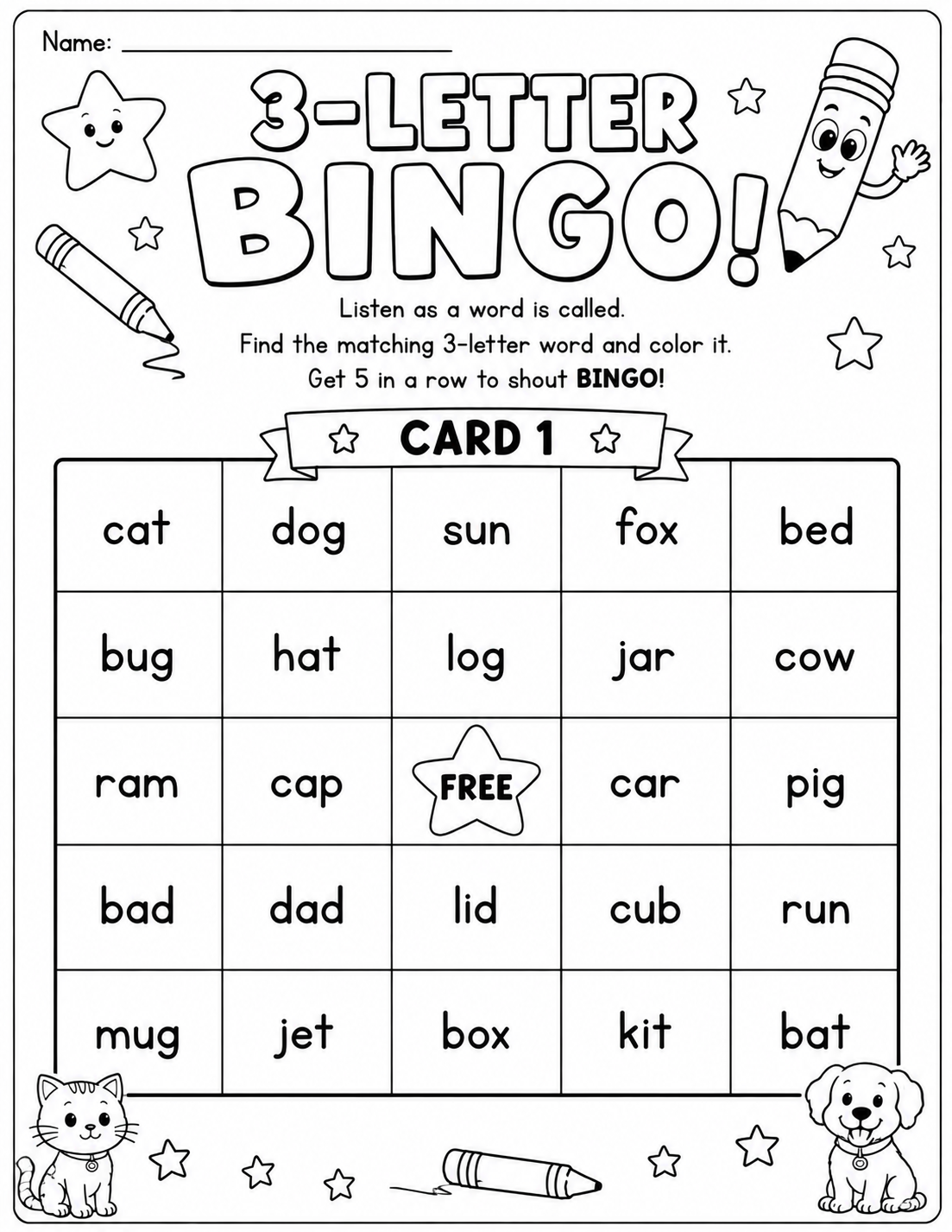 Preview of Bingo