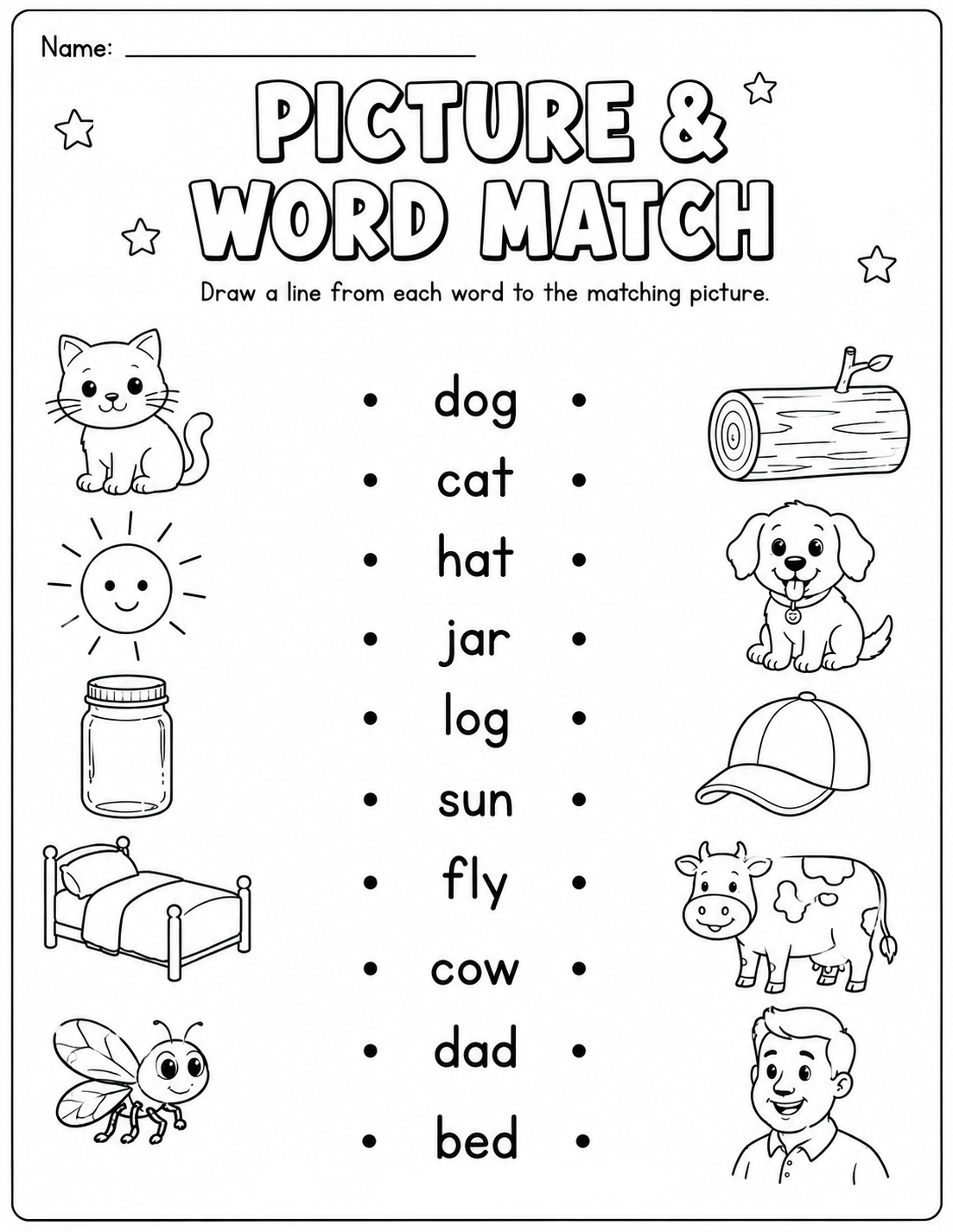 Preview of Picture & Word Match