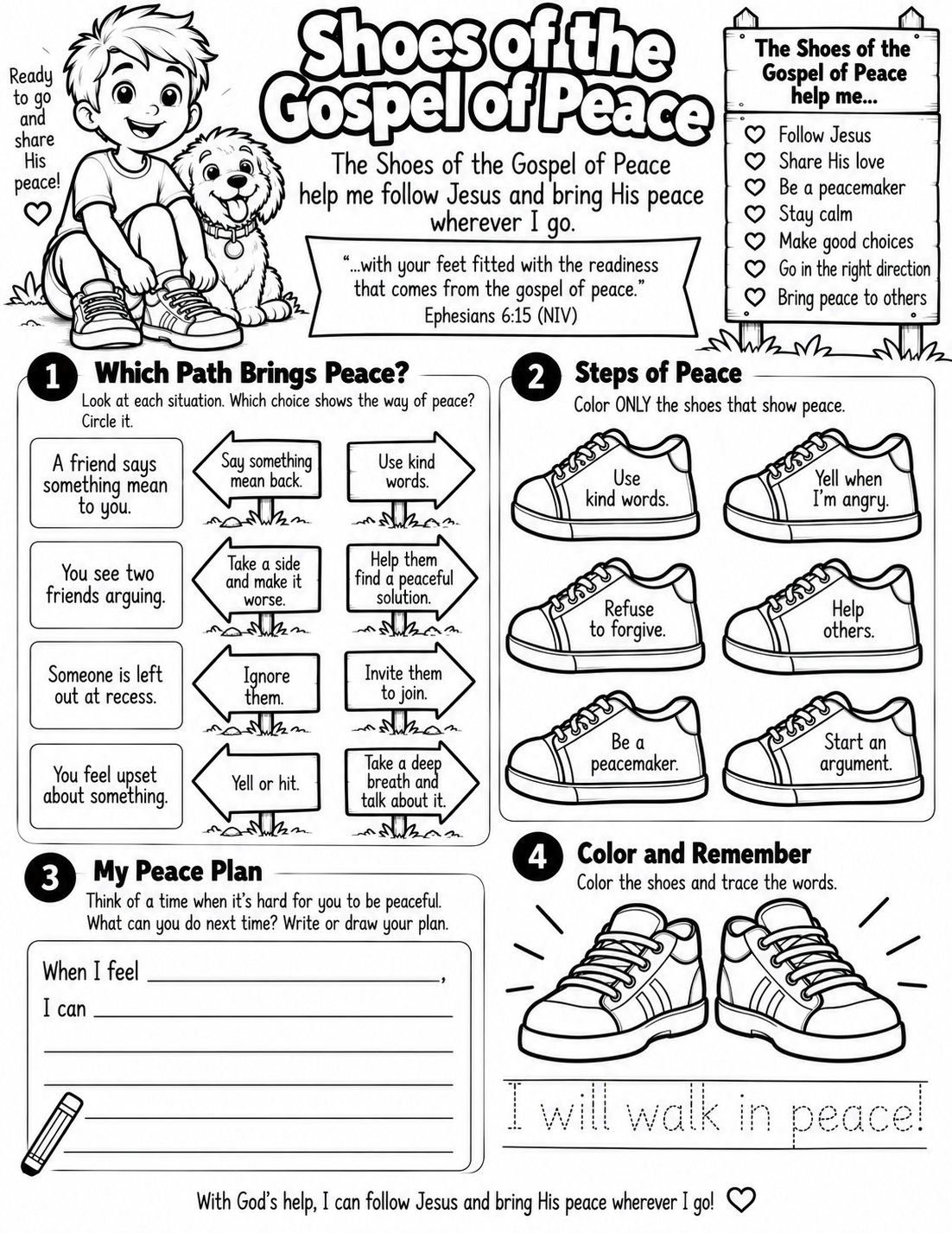 Preview of Shoes of the Gospel of Peace