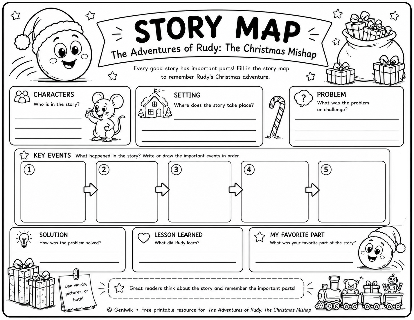 Preview of Rudy Story Map
