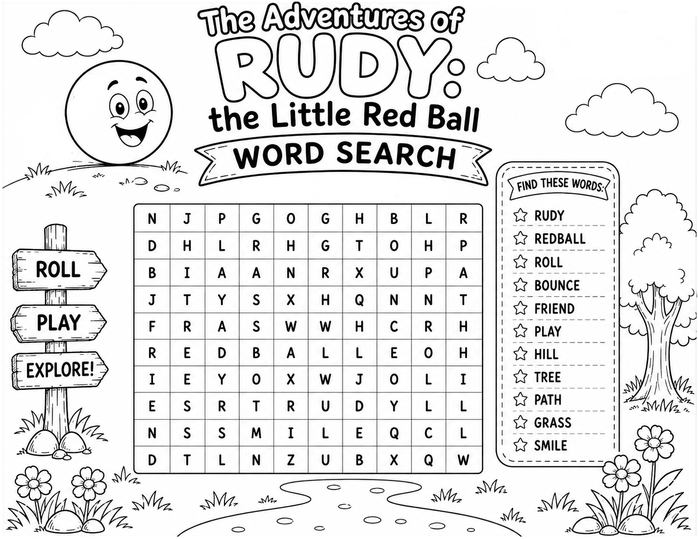 Preview of Rudy Word Search