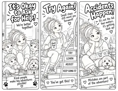 Preview of Bookmark Coloring Page