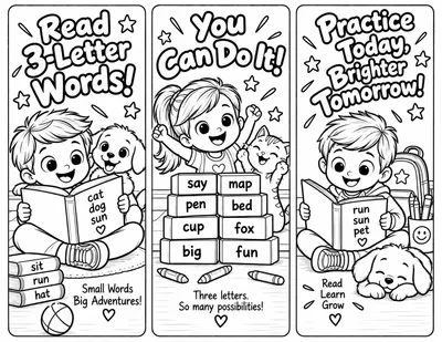 Preview of Bookmark Coloring Page