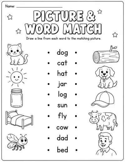 Preview of Picture & Word Match
