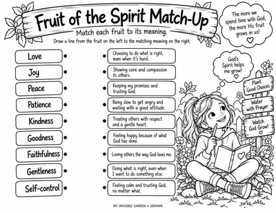 Preview of Fruit of the Spirit Match-Up