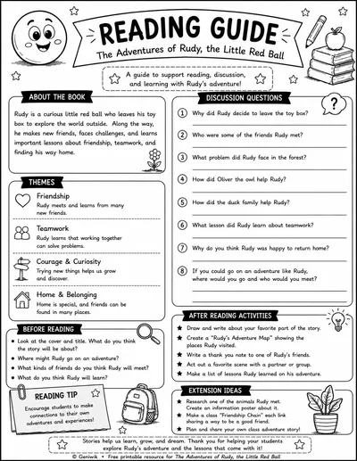 Preview of Rudy Reading Guide