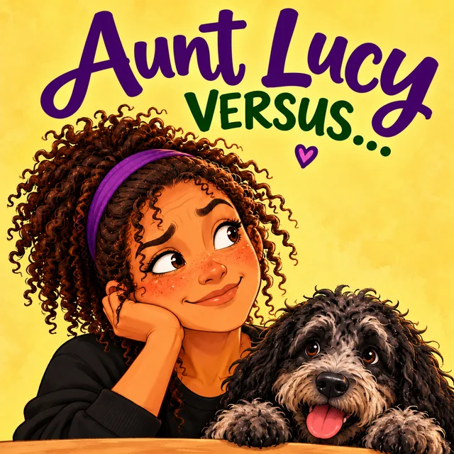 Aunt Lucy Versus... series artwork featuring Aunt Lucy and Rosco