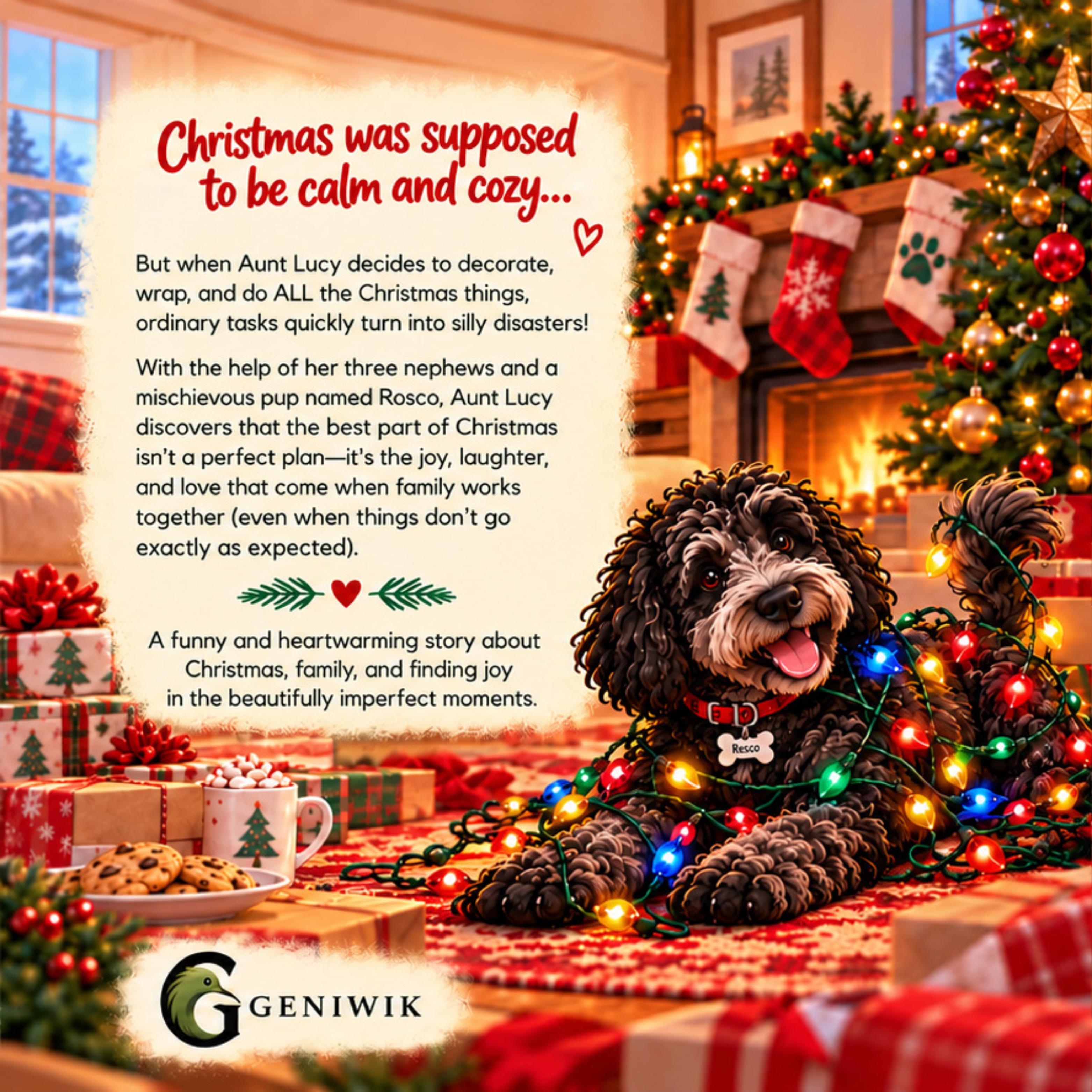 Aunt Lucy Versus Christmas back cover