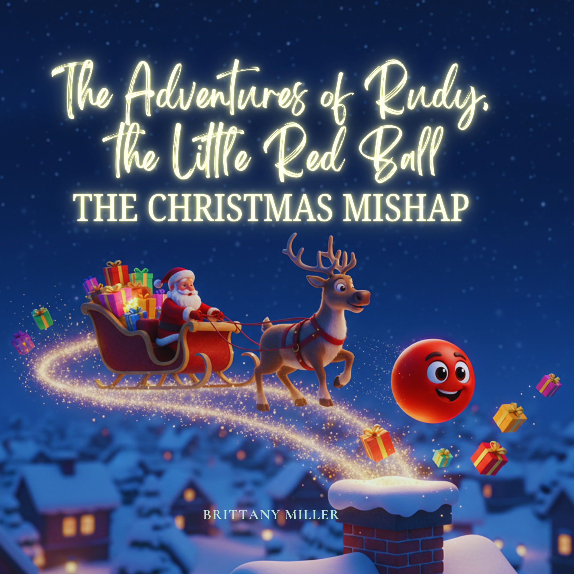 Cover of The Adventures of Rudy, the Little Red Ball: The Christmas Mishap