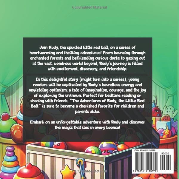 The Adventures of Rudy: The Little Red Ball back cover